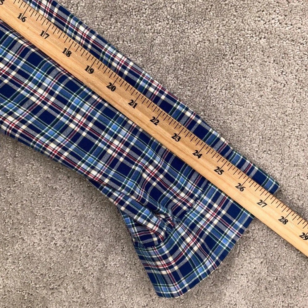 Polo Ralph Lauren Men XL Blue Tartan Plaid Classic Fit Preppy Pony Logo
